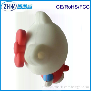 High Capacity with Plastic Shell 8000mAh Carton Power Bank with Torch